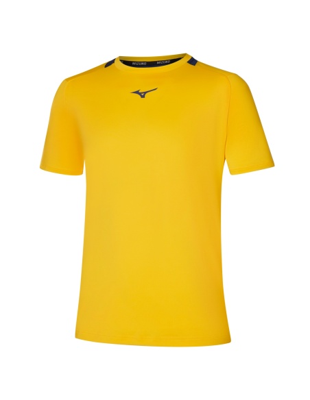 Mizuno Tennis T-Shirt Cyber Yellow