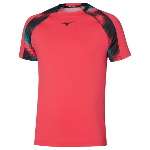 Mizuno Shadow T-Shirt Hibiscus