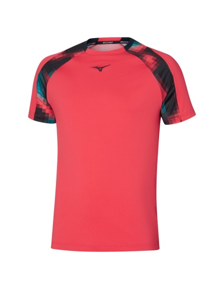 Mizuno Shadow T-Shirt Hibiscus
