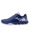 Mizuno Wave Enforce Court Clay Bellwether Blue/White/Fjord Blue