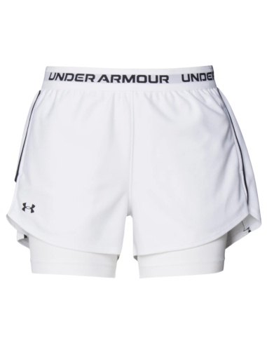 Under Armour Tech Play Up Shorts 2in1 White