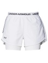 Under Armour Tech Play Up Shorts 2in1 White