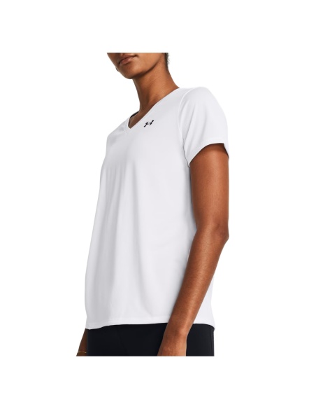 Under Armour Solid Vneck Shaded White