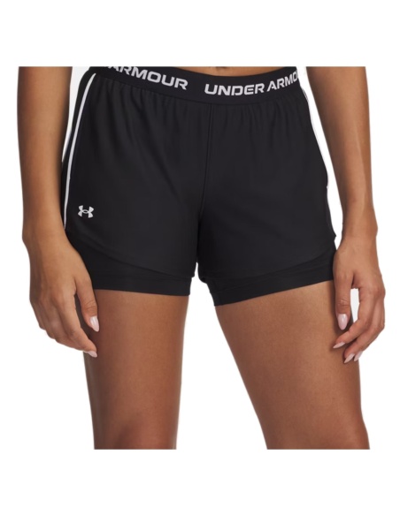 Under Armour Tech Play Up Shorts 2in1 Black Under Armour Tech Play Up Shorts 2in1 Black