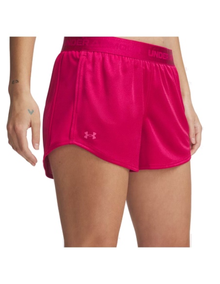 Under Armour Tech Play Up Shorts Shaded Fuchsia