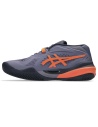 Asics Gel Resolution X Clay Greysh Purple/Nova Orange