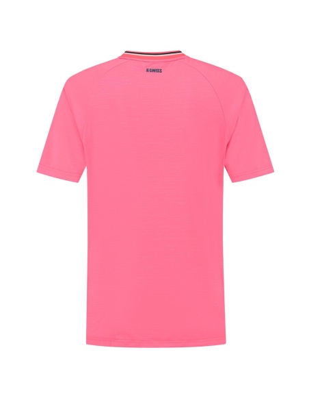 K-Swiss Hypercourt Crew 4 T-shirt Pink