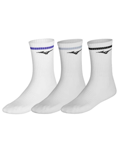 Mizuno DryLite Training Socks Line White/Ether/Bellwether (3 paia)
