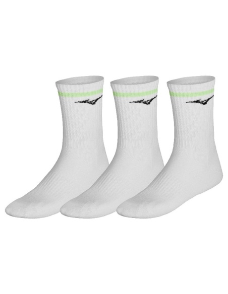 Mizuno DryLite Training Socks Line White/Mint (3 paia)