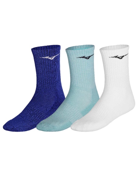 Mizuno DryLite Training Socks White/Ether/Bellwether (3 paia)