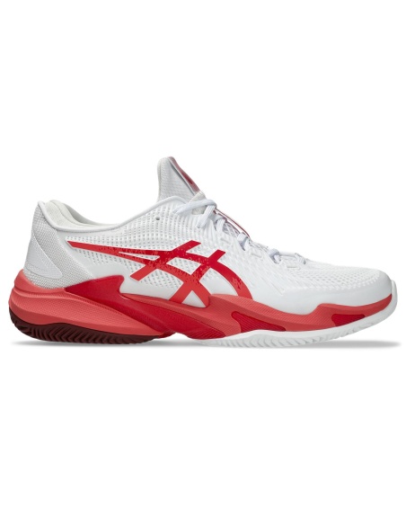 Asics Court FF 3 Clay White/Electric red