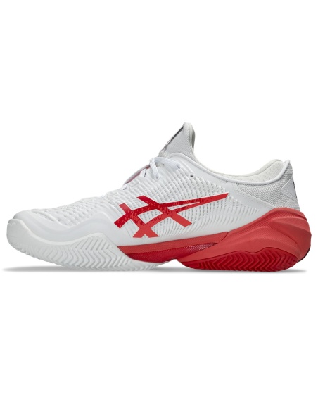 Asics Court FF 3 Clay White/Electric red