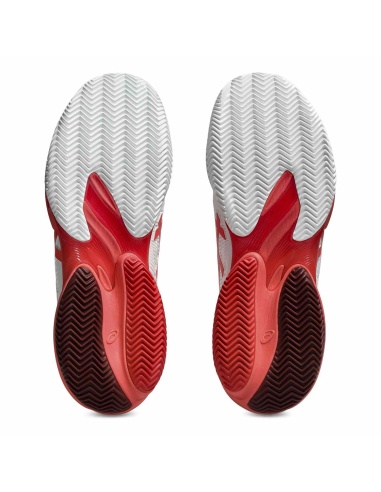 Asics Court FF 3 Clay White/Electric red