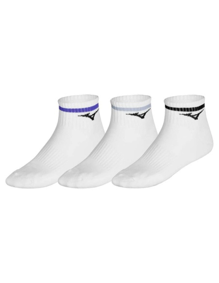 Mizuno DryLite Training Mid Socks Line White/Ether/Bellwether (3 paia)