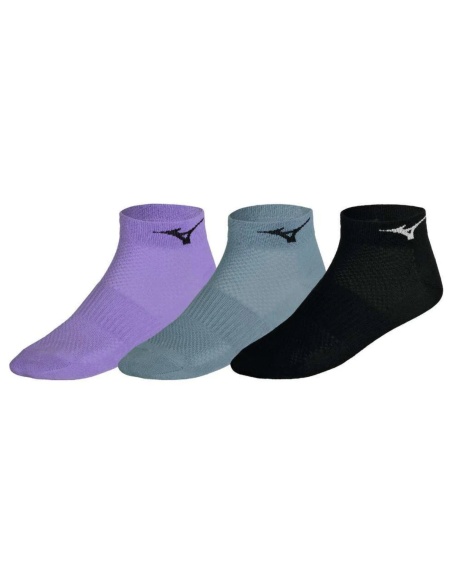 Mizuno Drylite Training Socks Black/Citadel/Purple (3 paia)