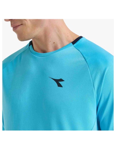 Diadora T-Shirt Tennis Sky Blue