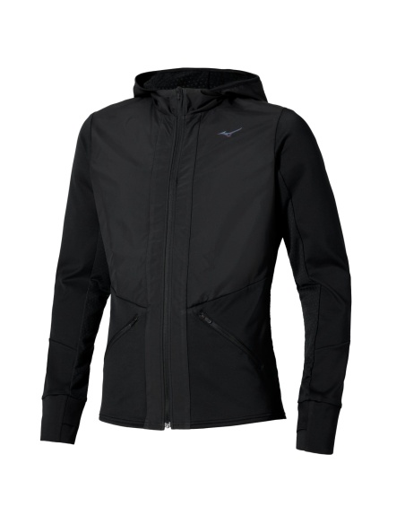 Mizuno Warmilte Hybrid Full Zip Black