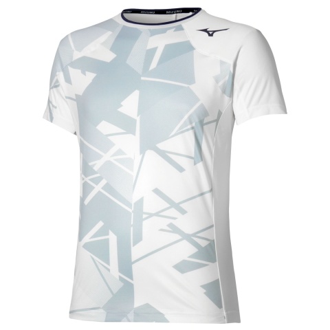 Mizuno Shadow Graphic T-Shirt White/Grey