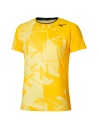 Mizuno Shadow Graphic T-Shirt Vibrant Yellow
