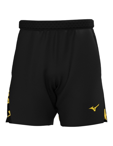 Mizuno Amplify 8in Short Black/Vibrant Yellow Mizuno Amplify 8in Short Black/Vibrant Yellow
