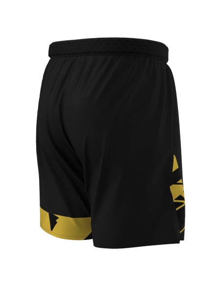 Mizuno Amplify 8in Short Black/Vibrant Yellow Mizuno Amplify 8in Short Black/Vibrant Yellow