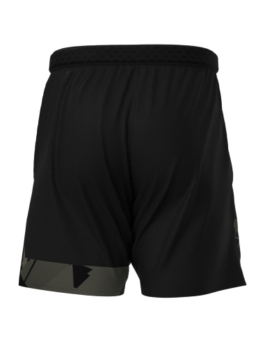 Mizuno Amplify 8in Short Black/Grape Leaf