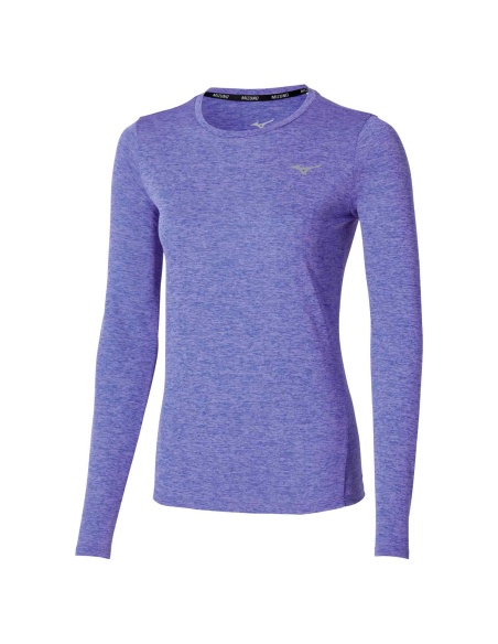 Mizuno Core LS Tee Iris Bloom