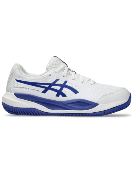Asics Gel Resolution X GS Junior Clay White/Dark Cobalt Asics Gel Resolution X GS Junior Clay White/Dark Cobalt