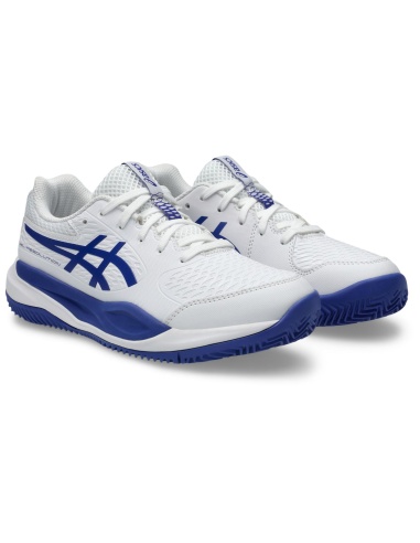 Asics Gel Resolution X GS Junior Clay White/Dark Cobalt