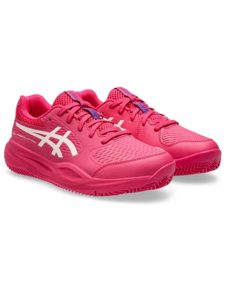 Asics Gel Resolution X GS Junior Clay Brigt Rose/Cream Asics Gel Resolution X GS Junior Clay Brigt Rose/Cream