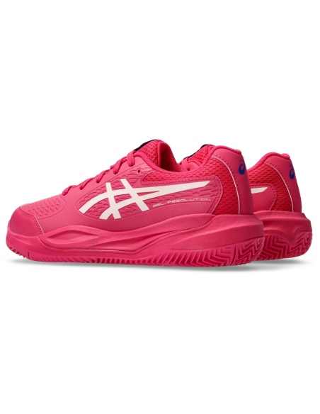 Asics Gel Resolution X GS Junior Clay Brigt Rose/Cream Asics Gel Resolution X GS Junior Clay Brigt Rose/Cream