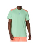 Asics Court T-Shirt Mentol/Vivid Coral