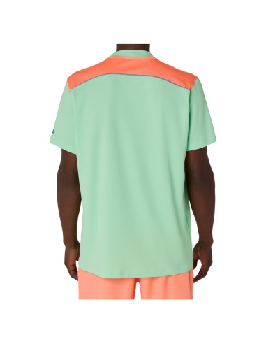 Asics Court T-Shirt Mentol/Vivid Coral