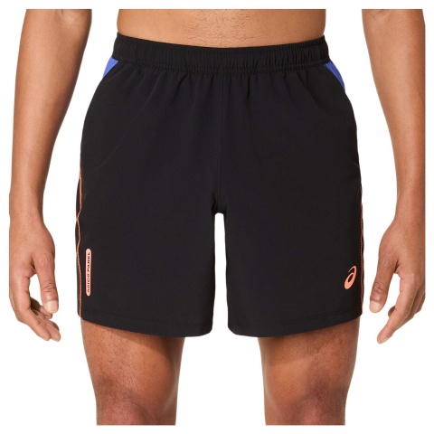 Asics Court Pro 7in Shorts Black/Dark Cobalt