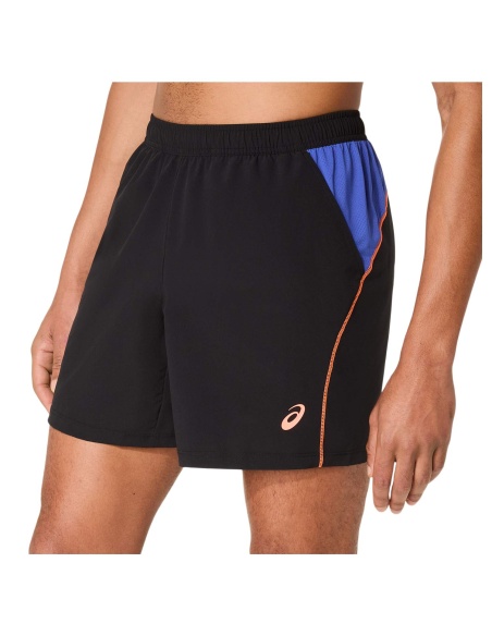 Asics Court Pro 7in Shorts Black/Dark Cobalt