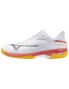 Mizuno Wave Exceed Court Clay White/Calypso Coral