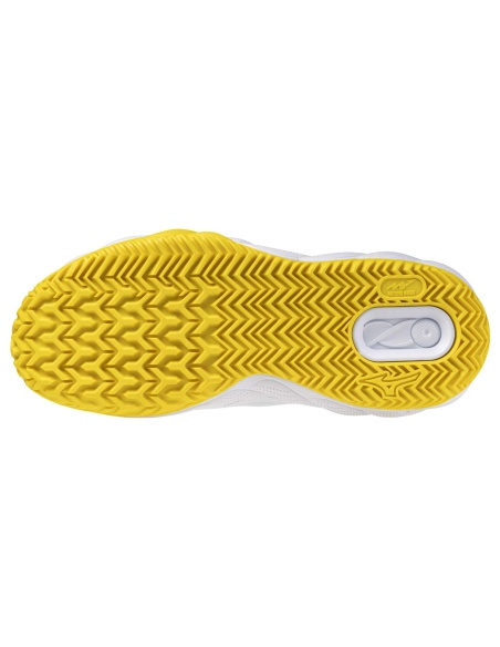 Mizuno Wave Enforce Court Clay White/Vibrant Yellow