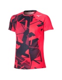 Mizuno Shadow Graphic T-Shirt Vibrant Red
