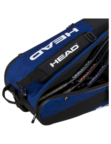 Head Team  Racket Bag L Black/Blu