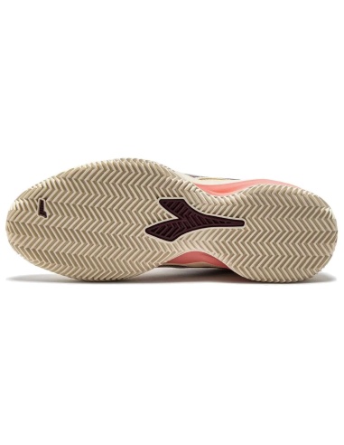 Diadora Blushiìeld Torneo 3 Clay Whisper White/Maroon Ban