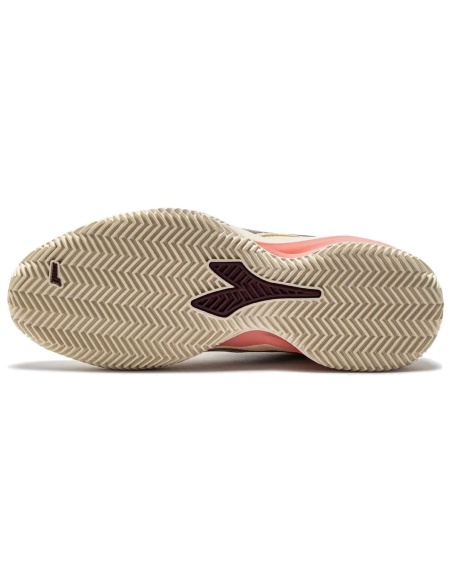 Diadora Blushiìeld Torneo 3 Clay Whisper White/Maroon Ban