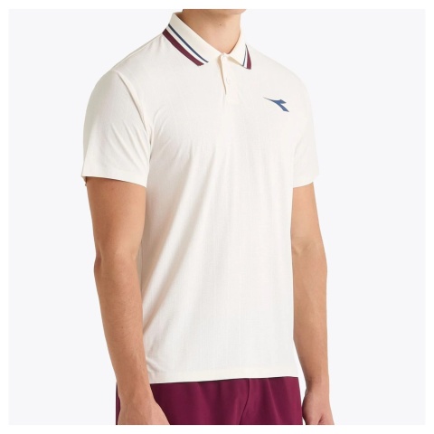 Diadora Polo Icon Bianco Sospiro