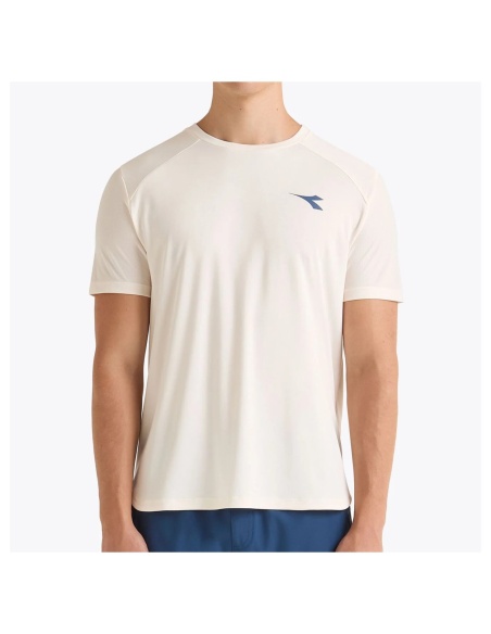 Diadora T-Shirt Tennis Bianco Sospiro