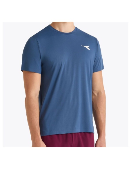 Diadora T-Shirt Icon Blu Gagliardetto