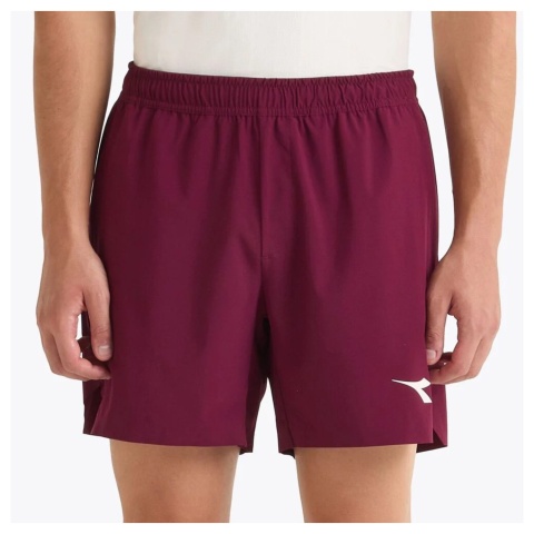 Diadora Shorts Icon Rosso Granata