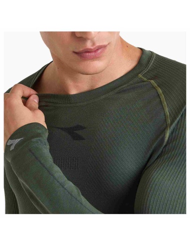 Diadora LS T-Shirt Stratozero Coriandolo