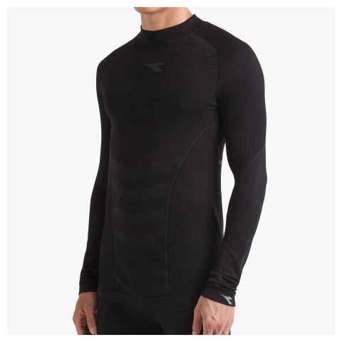 Diadora LS T-Shirt Turtle  Stratozero Black
