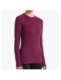 Diadora Lady LS T-Shirt Stratozero Rosso Granata