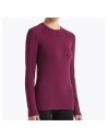 Diadora Lady LS T-Shirt Stratozero Rosso Granata
