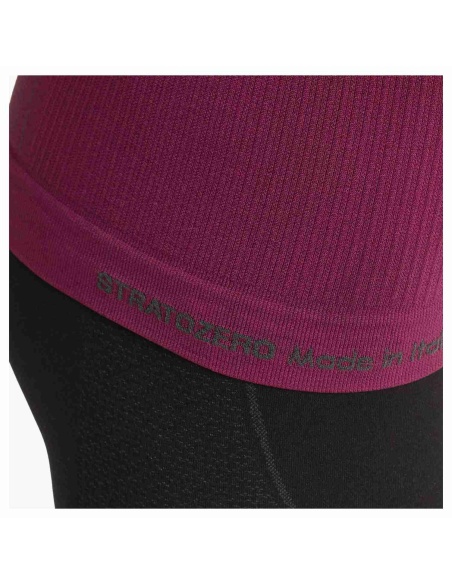 Diadora Lady LS T-Shirt Stratozero Rosso Granata